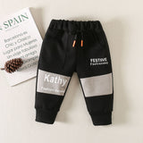 Autumn Kids Cargo Pants for Boys Sweatpant 1-6Y Young Children Casual Clothes Spring Thin Girl Elastic Waist Sports Trousers New