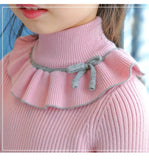 Fashion Spring Girls Sweaters Turtleneck