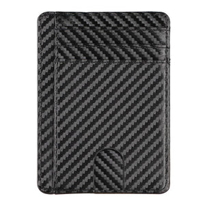 Slim RFID Blocking Leather Wallet Credit ID