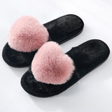 Women home Faux Fur Slippers