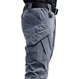 New Mens Tactical Pants Multiple Pocket Elasticity Military Urban Commuter