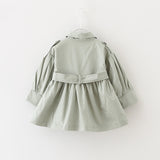 Fashion Baby Girl Coat with Belt 2 Colors
