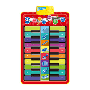 4 Styles Double Row Multifunction Musical Instrument Piano Mat
