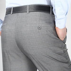Summer  Wrinkle-Resistant  Suit Pants Men