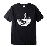 High-quality 100%cotton Lunar cleaner printing short sleeve men T shirt