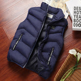 Men's Jacket Sleeveless Vest, Thermal Soft, Casual Coats