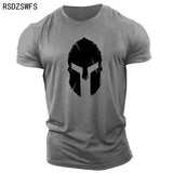 My Hero Spartan Print T Shirt Men