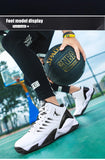 Men's Basketball Shoes Breathable Cushioning Non-Slip Wearable Sports Shoes Gym Training Athletic Basketball Sneakers for Women