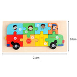 Kids Montessori Toy Wooden Puzzle
